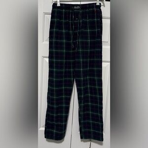 Polo Ralph Lauren Mens Small Sleepwear Chill Lounge Green Plaid PJ Flannel Pants